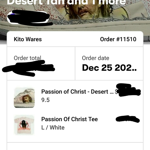 Passion of christ Tee - Picture 4 of 7